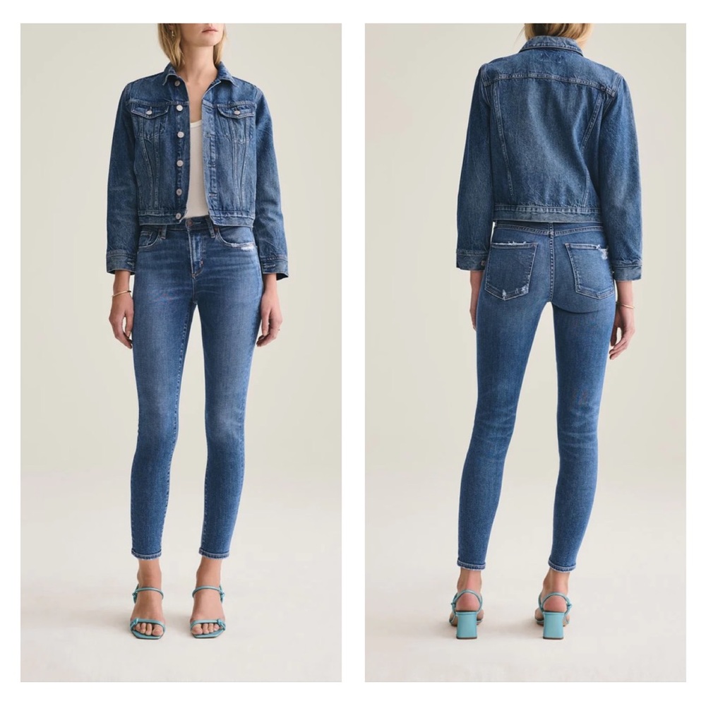 AGOLDE- Sophie Mid Rise Ankle in Tame Size26